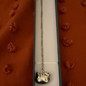 Hello Kitty Silver Pendant Necklace